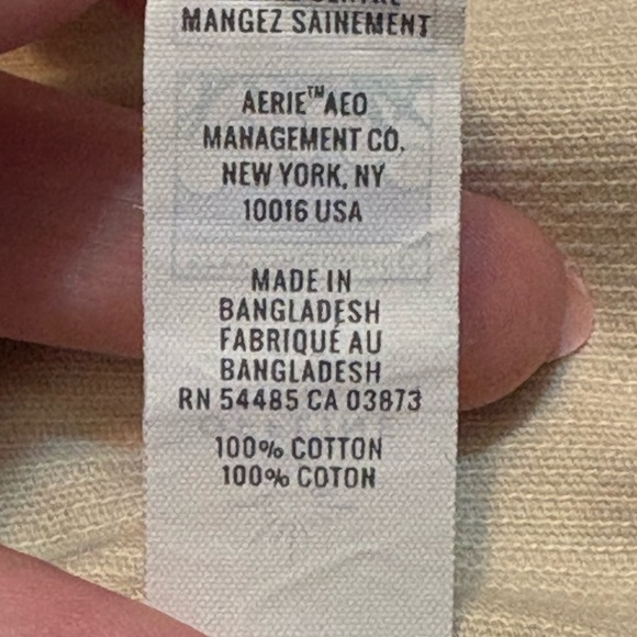 Aerie Beige Ribbed Pullover Quarter Zip size Small (oversized) - Picture 5 of 15